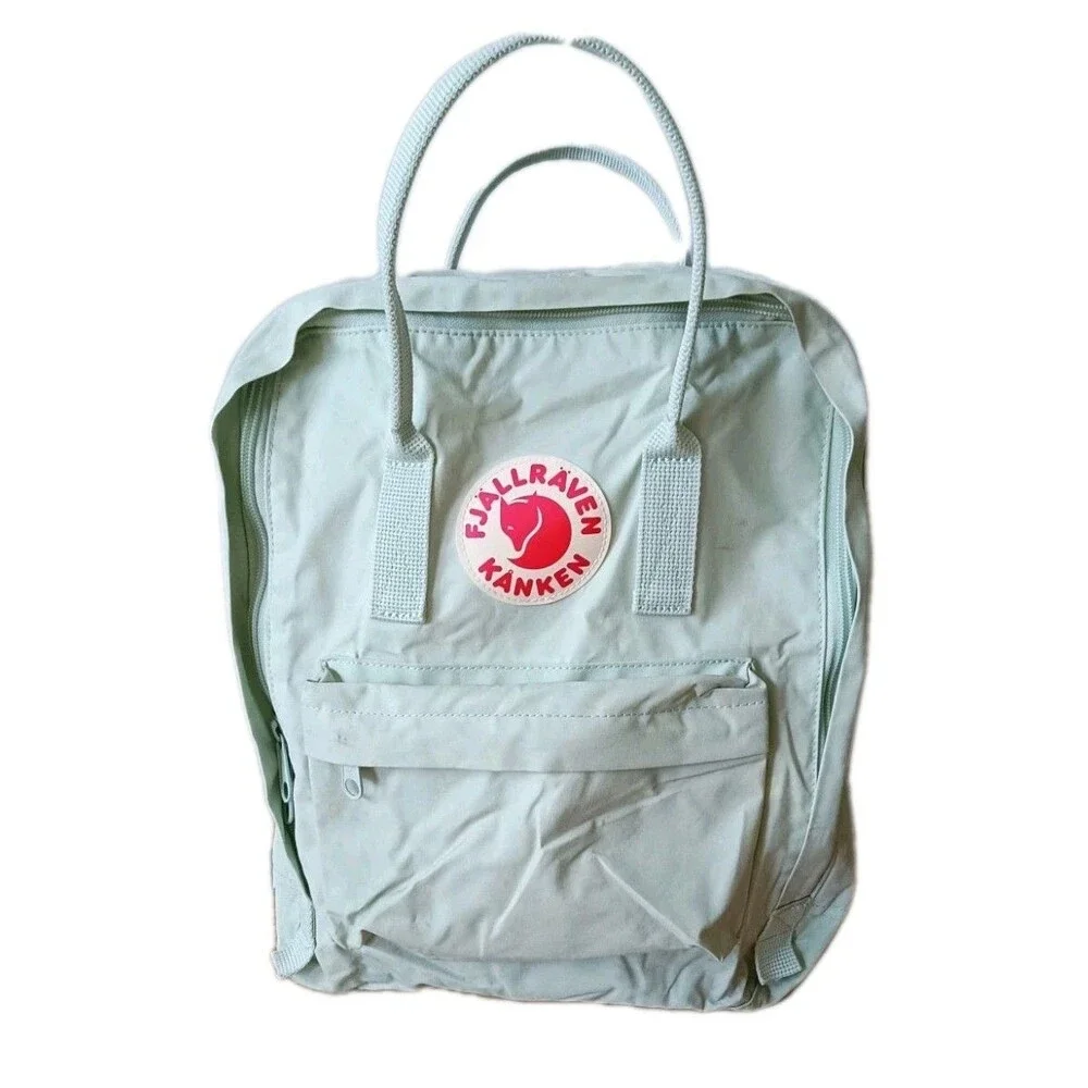Fjällräven Kånken Classic Backpack Mint Green 16L Laptop School Travel Bag